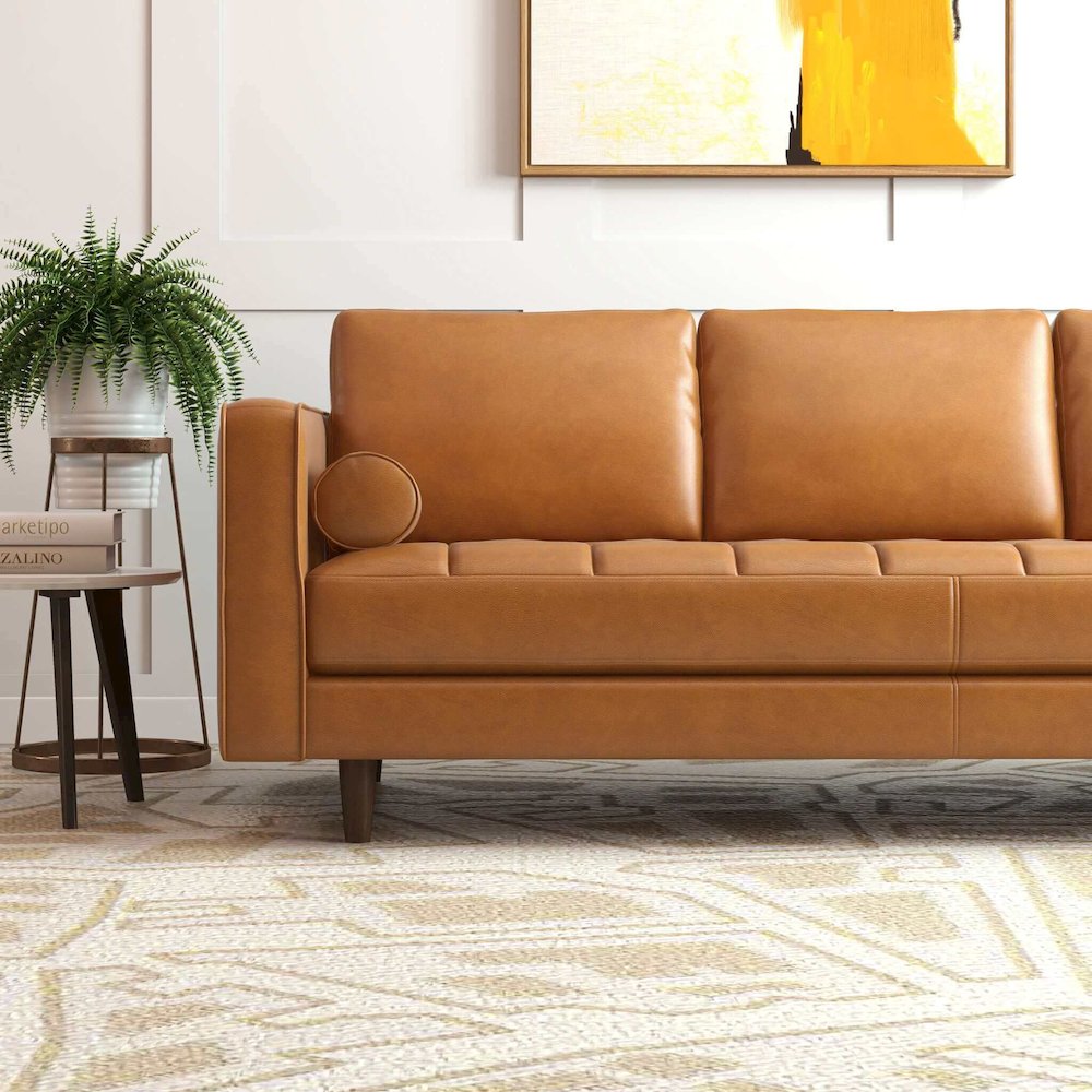 Catherine Mid-Century Modern Sofa. Picture 6