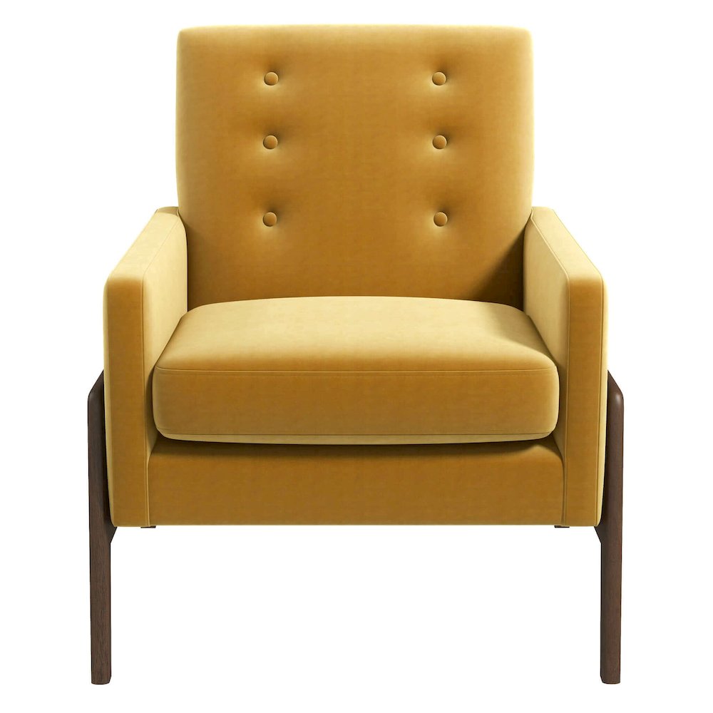 Cole Solid Wood Lounge Chair. Picture 1
