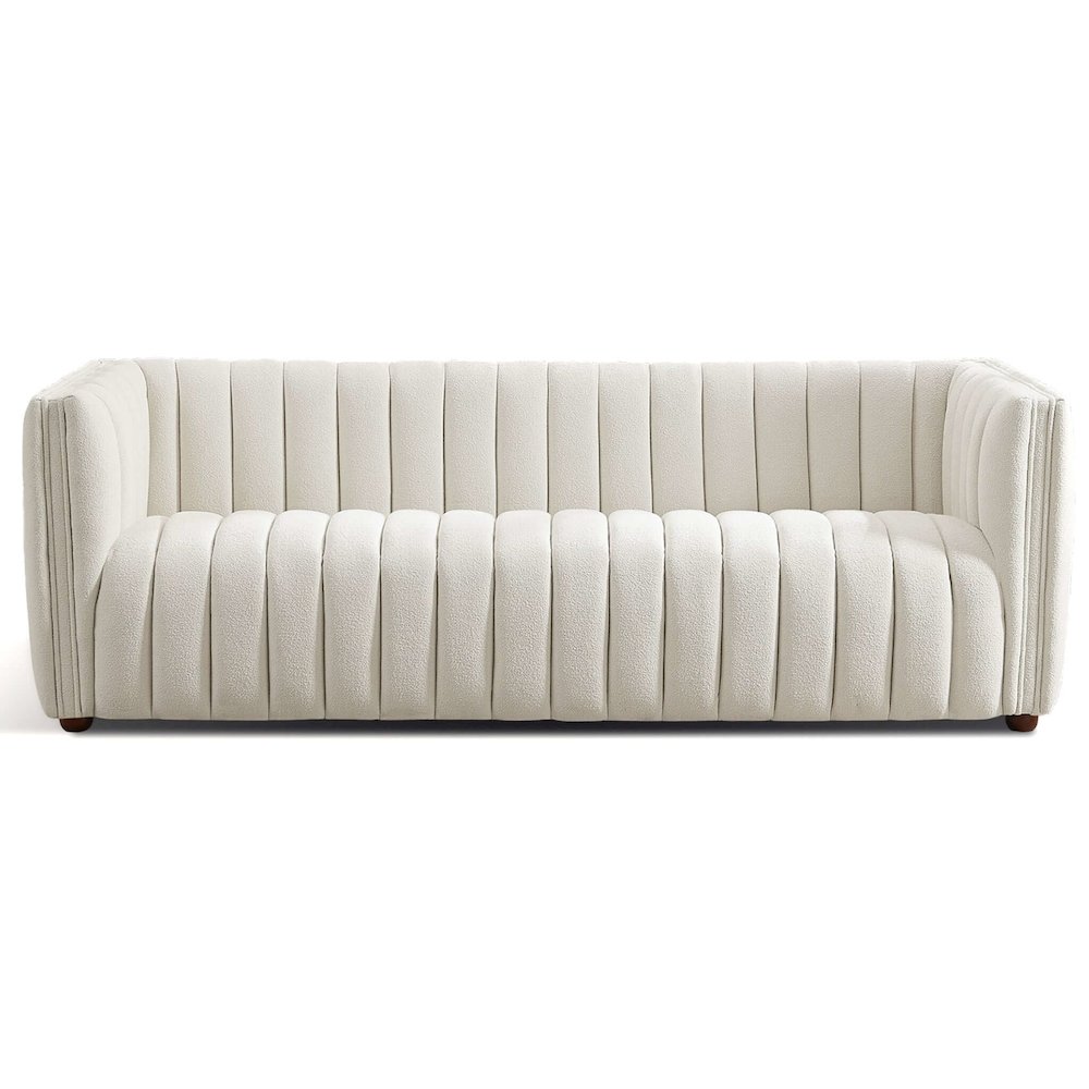 April Mid Century Modern Luxury Tight Back Couch. Picture 1