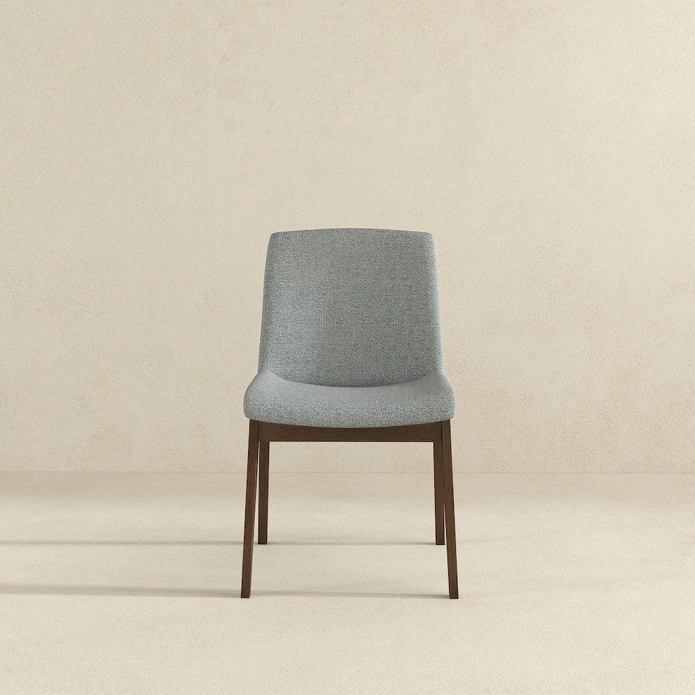 Crystal Dining Chair (Set of 2, Light Grey). Picture 4