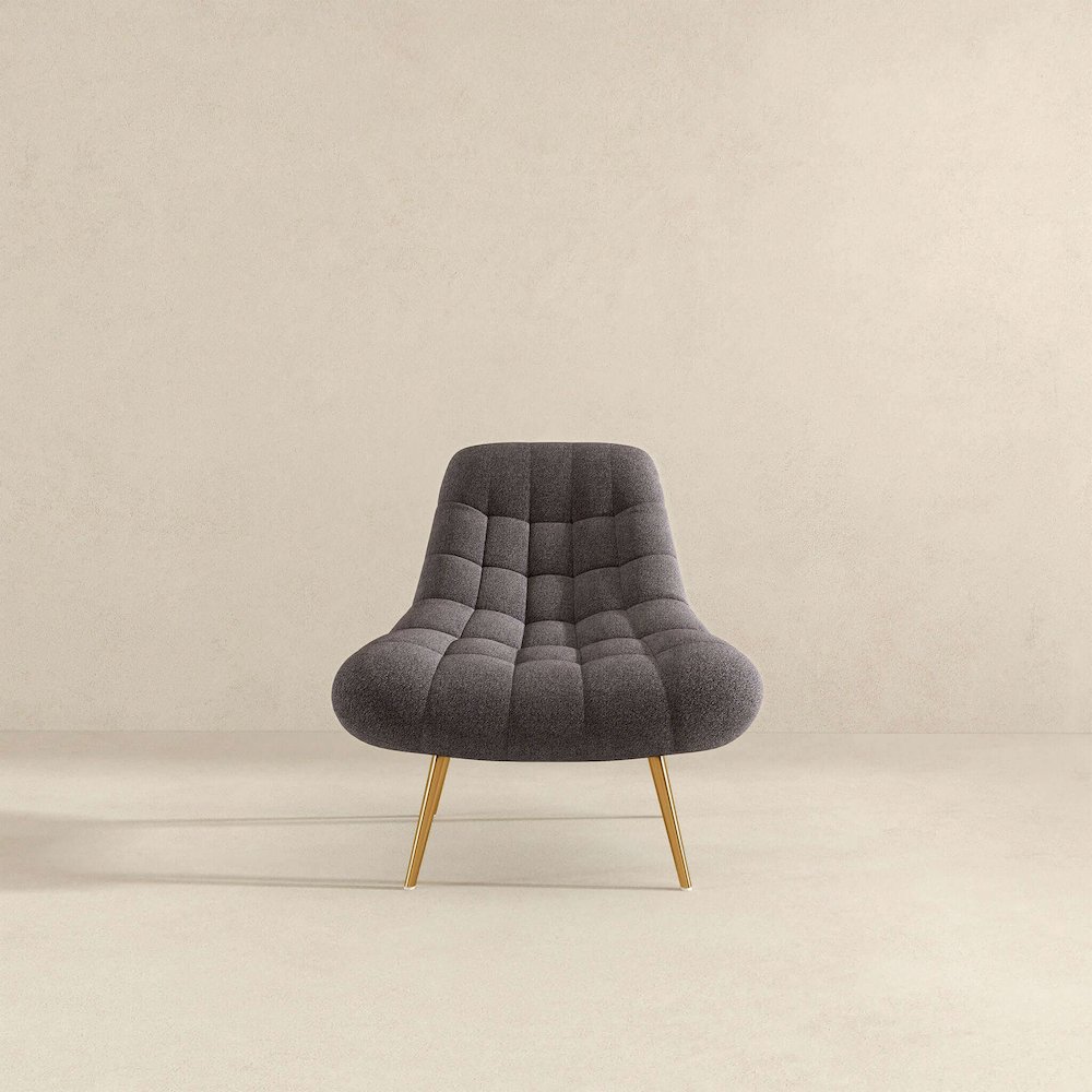 Aubrey French Boucle Lounge Chair. Picture 5