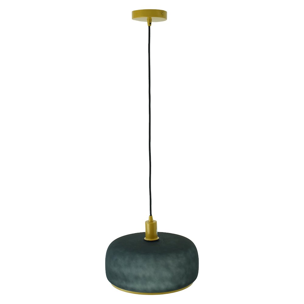 Dune Pendant Lamp - Black Sprayed and Gold. Picture 1