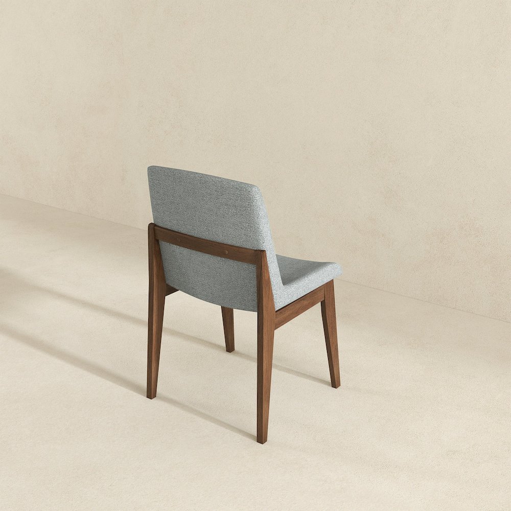 Crystal Dining Chair (Set of 2, Light Grey). Picture 6