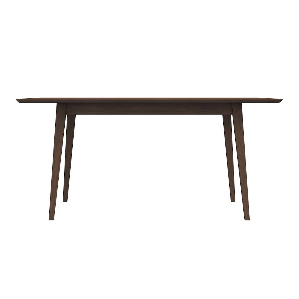 Levi Modern Style Solid Wood Rectangular White Top Dining Table 47". Picture 1