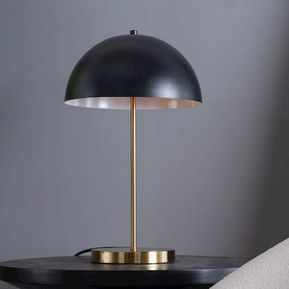 Stratos Table Lamp - Black outer - White inner. Picture 3
