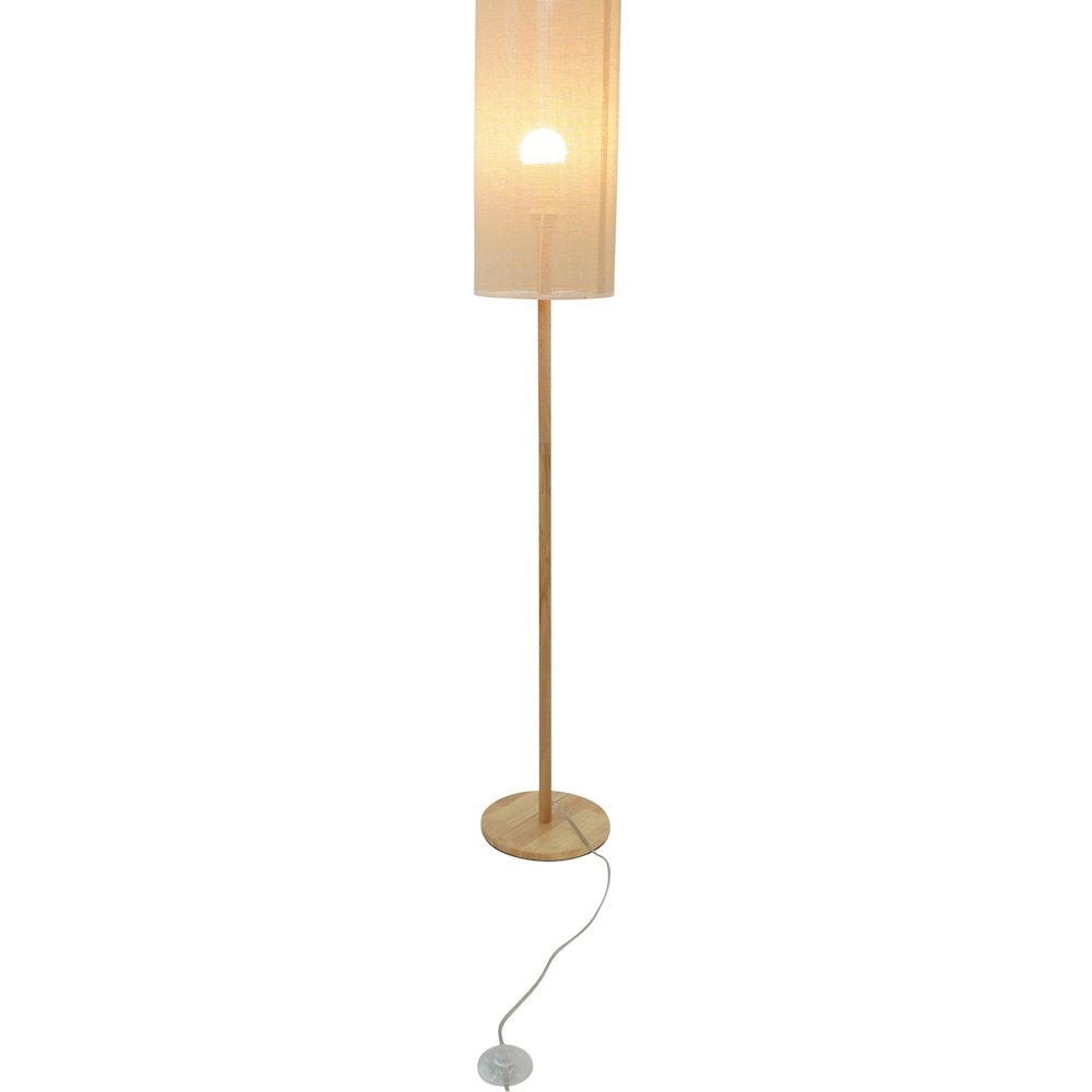 Vialux Floor Lamp - Oak and Natural. Picture 6