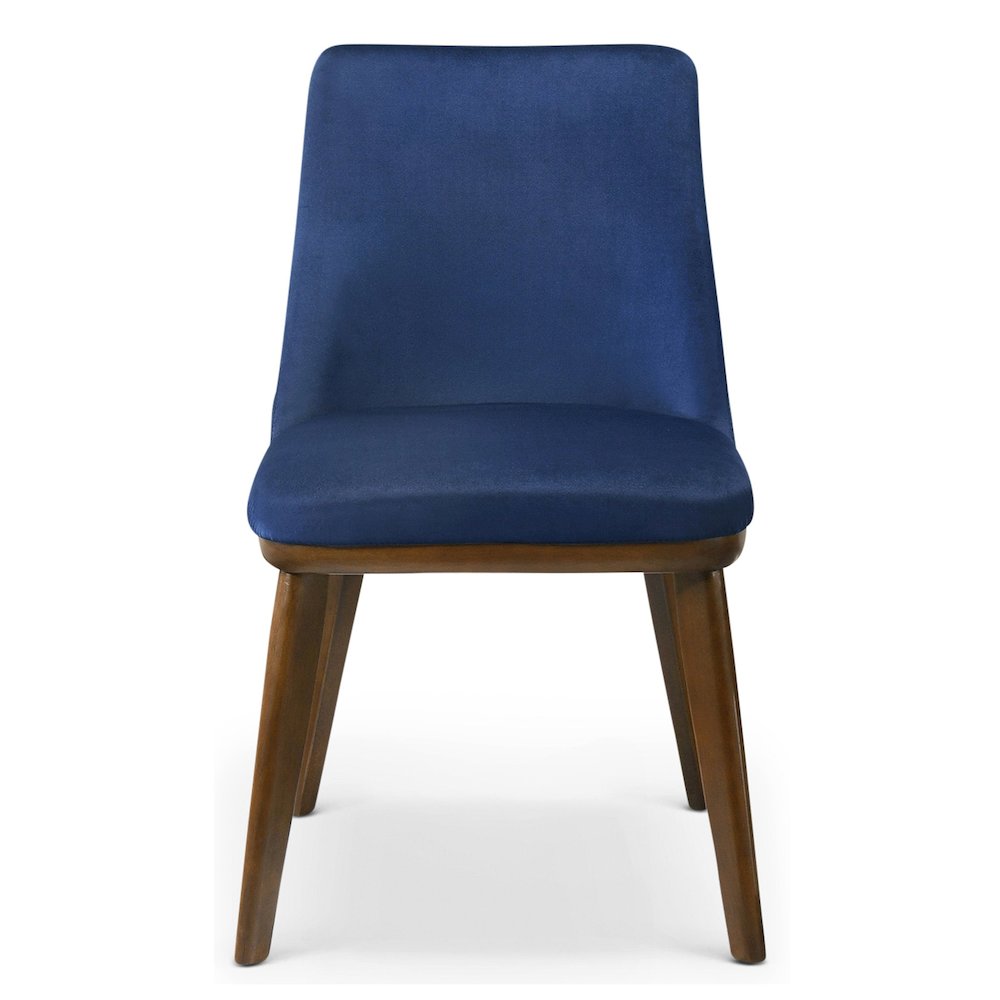 Clove Navy Blue Velvet Dining Chair (Set Of 2). Picture 1
