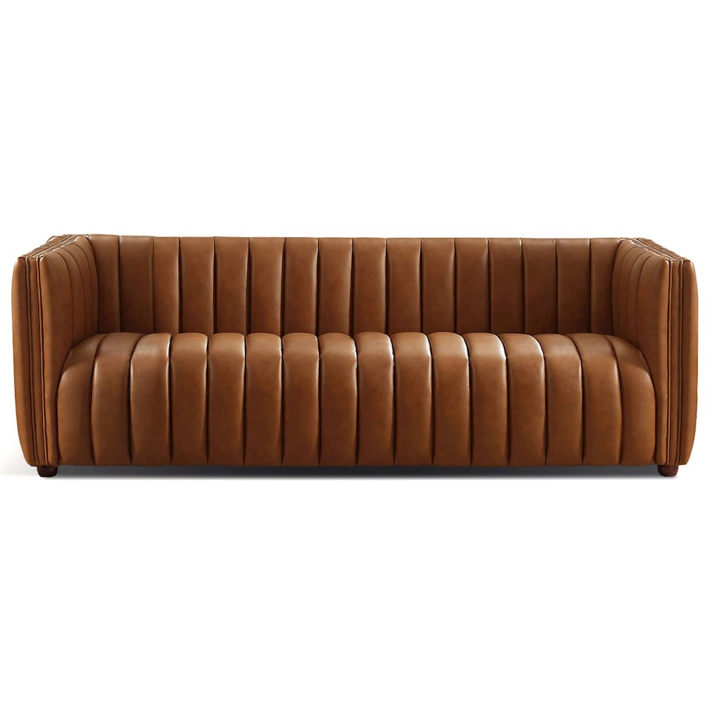 April Mid Century Modern Luxury Tight Back Couch. Picture 1