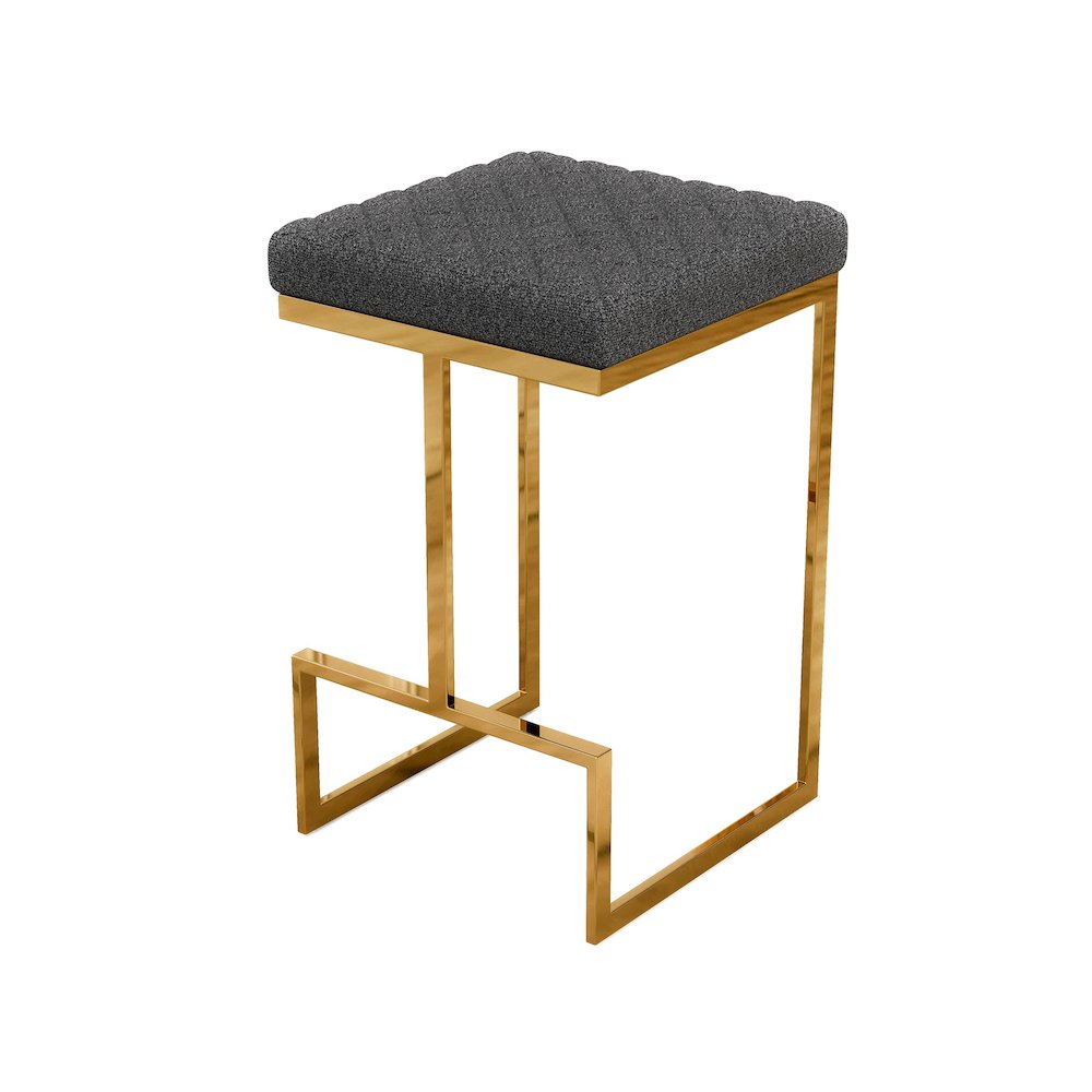 Joel Grey Boucle Counter Stool. Picture 1