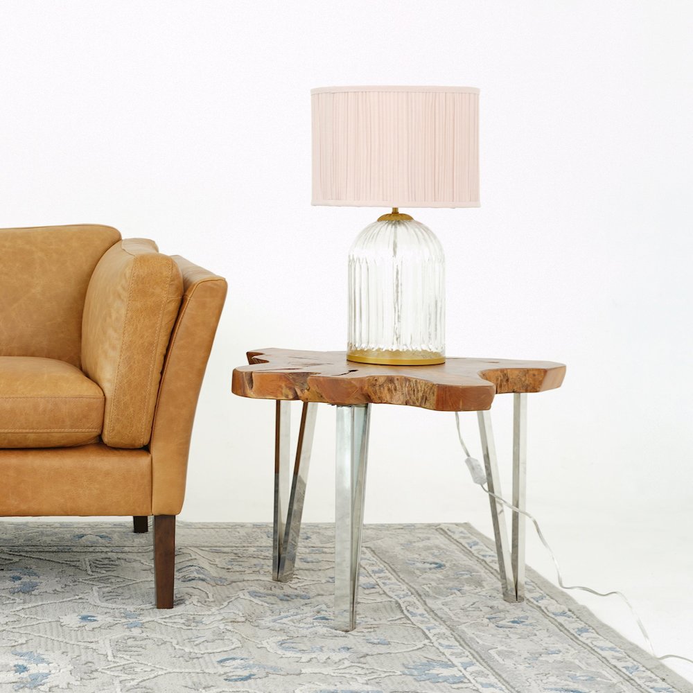 Nebulis Table Lamp Gold - Clear and Pink. Picture 2