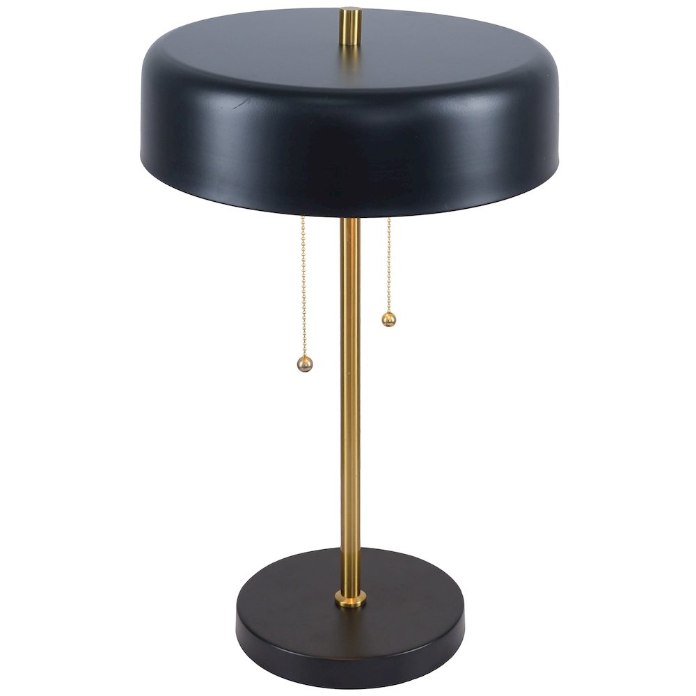 Obni Table Lamp with Black outer and White inner. Picture 6