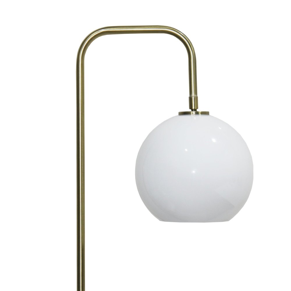 Solaris White Lampshade Floor Lamp. Picture 3