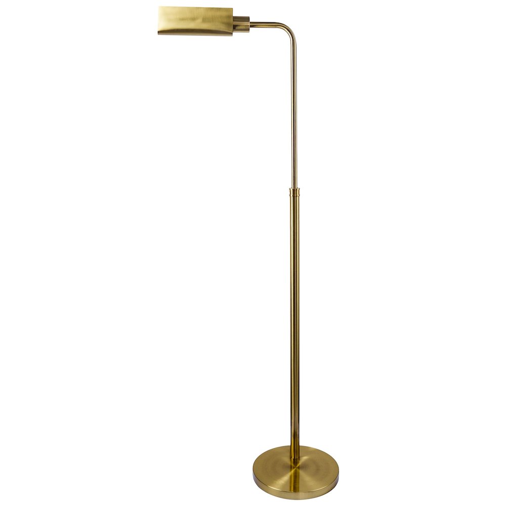 Elara Floor Lamp Gold outer and White inner. Picture 4