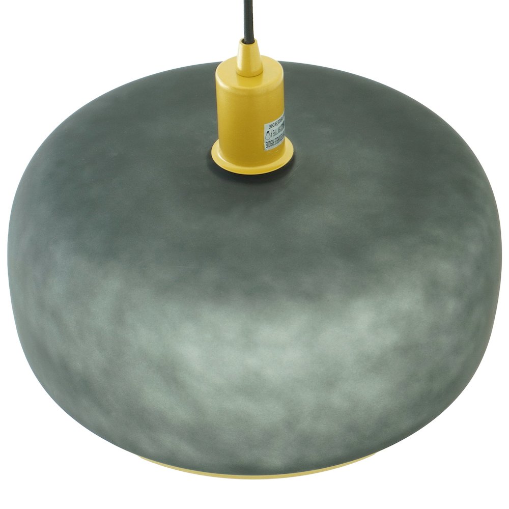 Dune Pendant Lamp - Black Sprayed and Gold. Picture 3