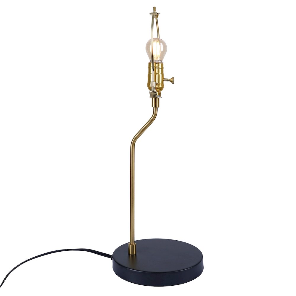 Lustrous Table Lamp - Black outer and Gold inner. Picture 6