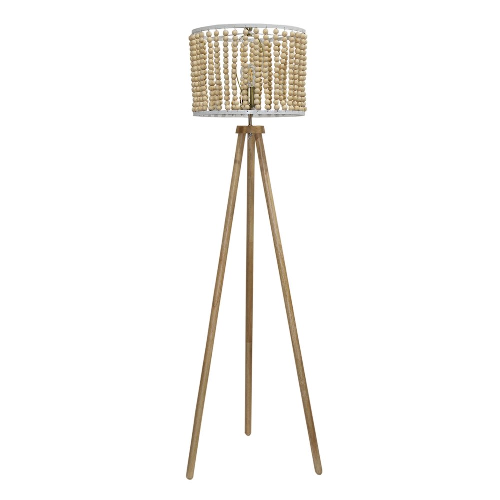 Brillo Three Legged Floor Lamp Natural. Picture 2