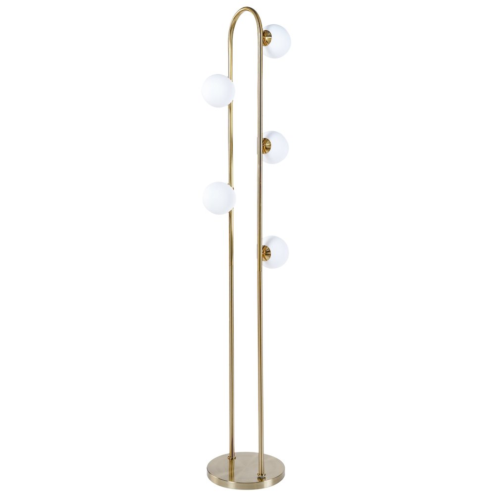 Artema Floor Lamp with White Globe. Picture 1