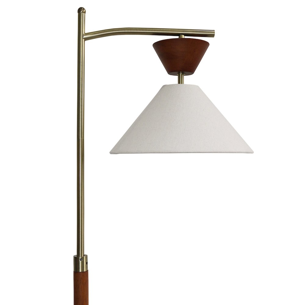 Zensa Brown Floor Lamp. Picture 4