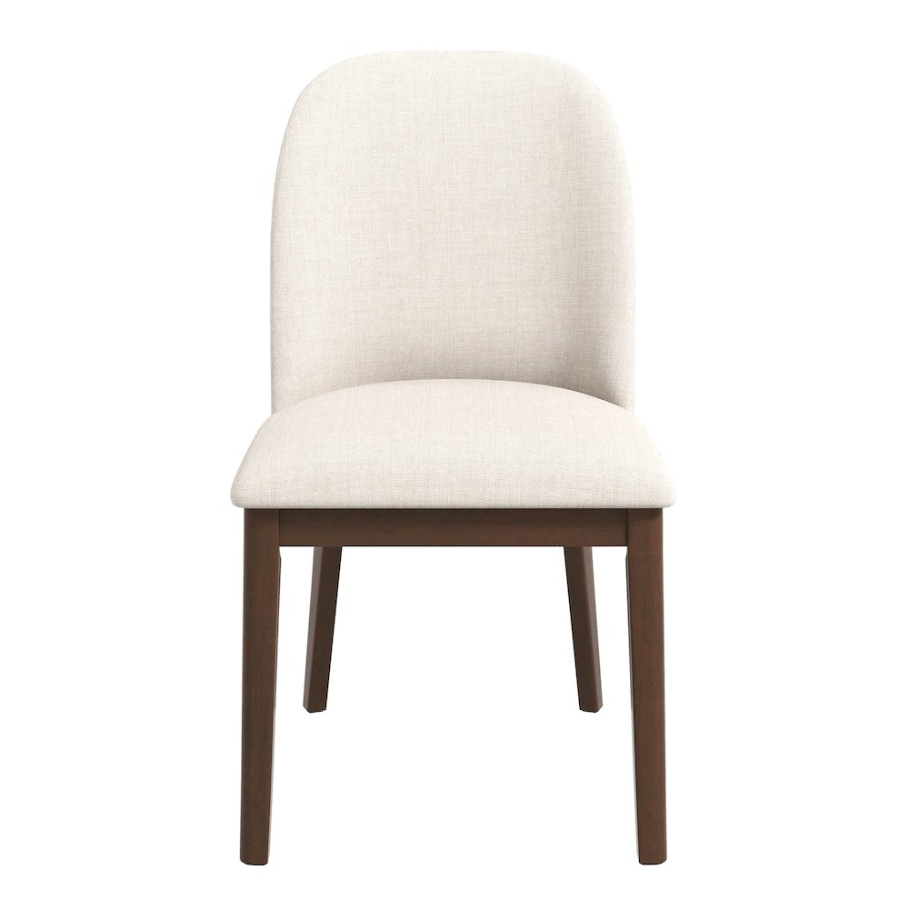 Kaitlyn Beige Fabric Dining Chair (Set Of 2). Picture 1