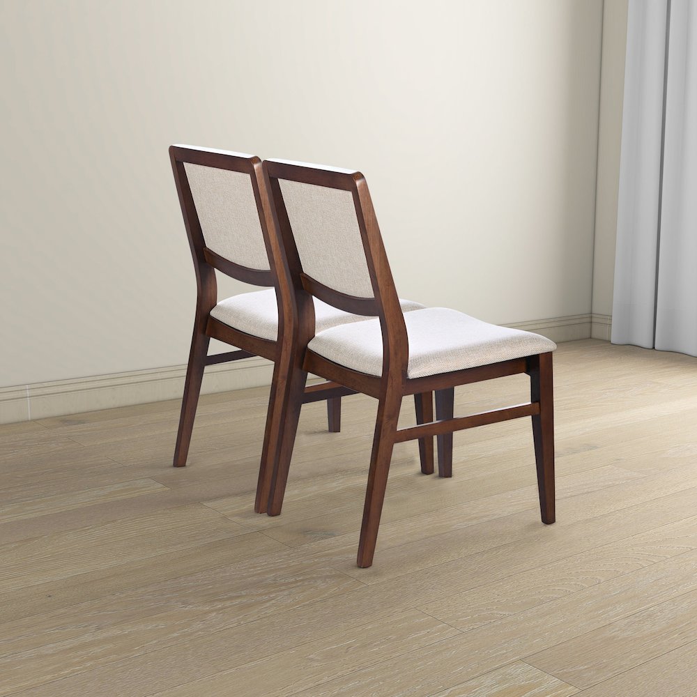 Skylar Beige Fabric Dining Chair (Set Of 2). Picture 5