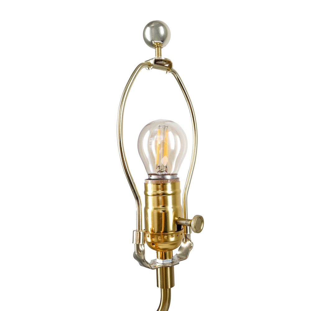 Lustrous Table Lamp - Black outer and Gold inner. Picture 4