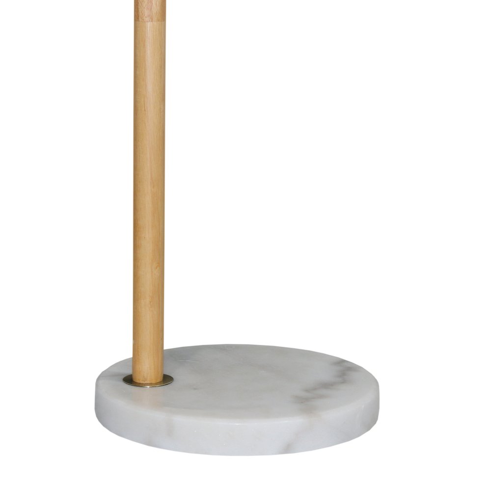 Solaris White Lampshade Floor Lamp. Picture 4