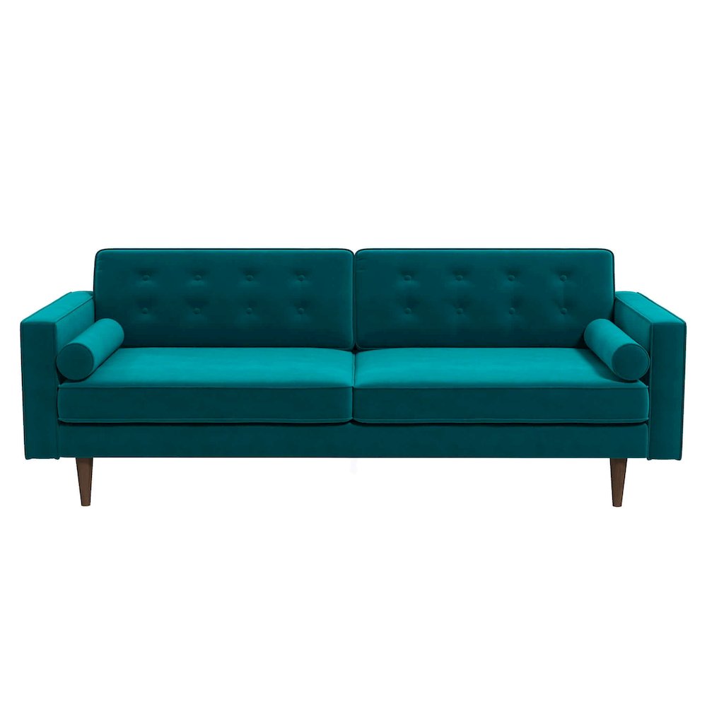 Casey Velvet Sofa. Picture 1