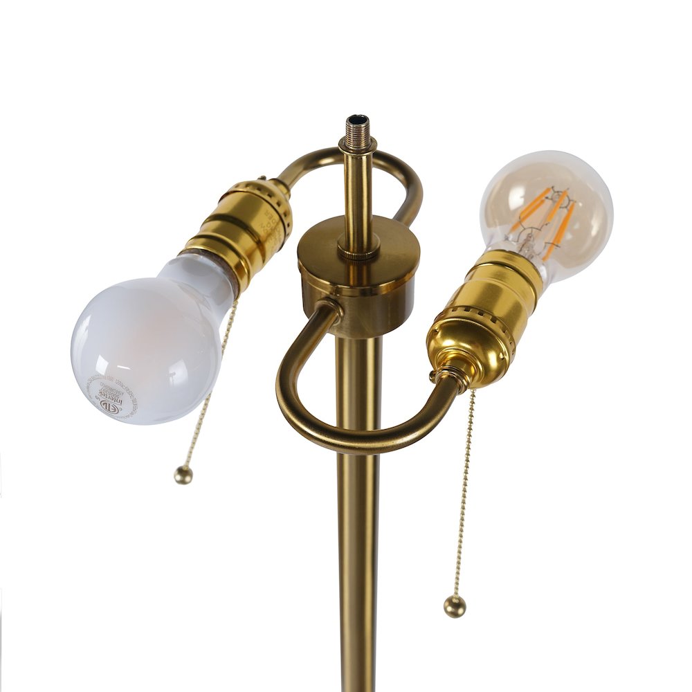 Vesper Floor lamp with Black outer and White inner. Picture 5