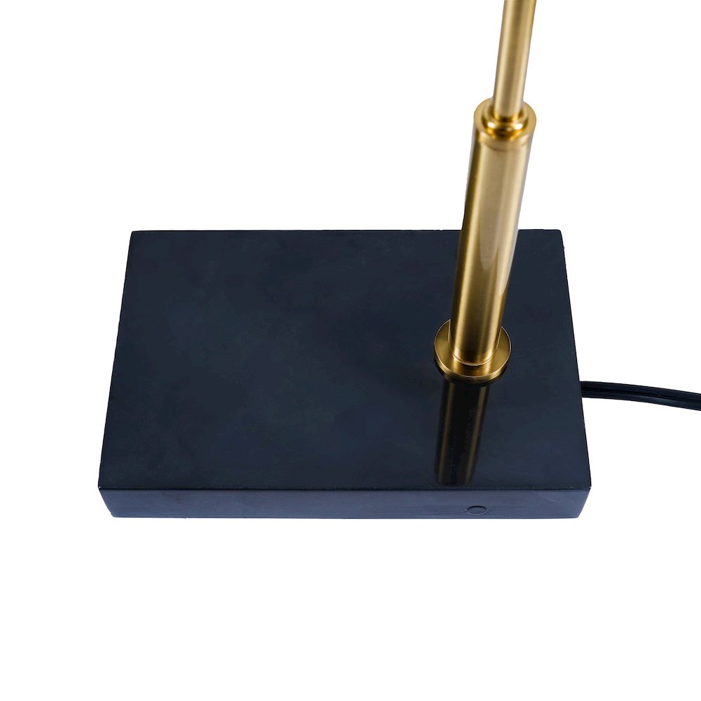 Lumora Table Lamp - Black outer - White inner. Picture 5