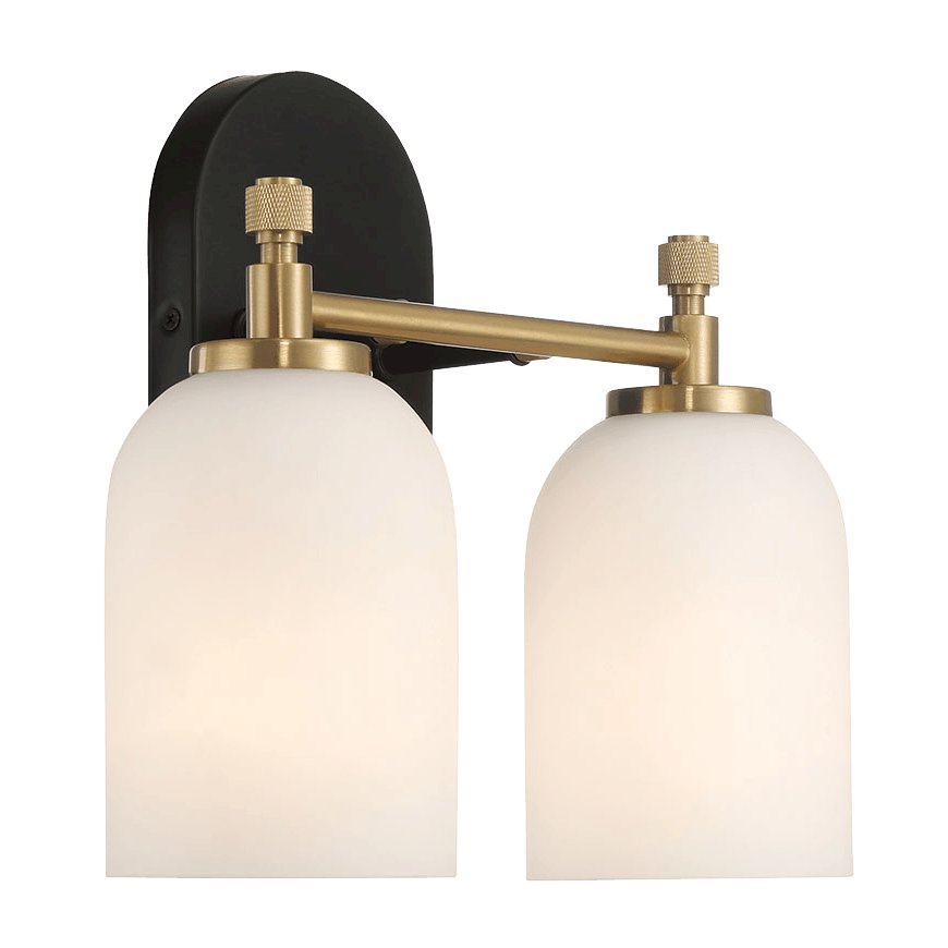 Two Lights Vanity in Traditional Style for Over Bathroom Mirror Wall Sconce. Picture 4