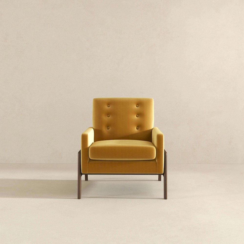 Cole Solid Wood Lounge Chair. Picture 5