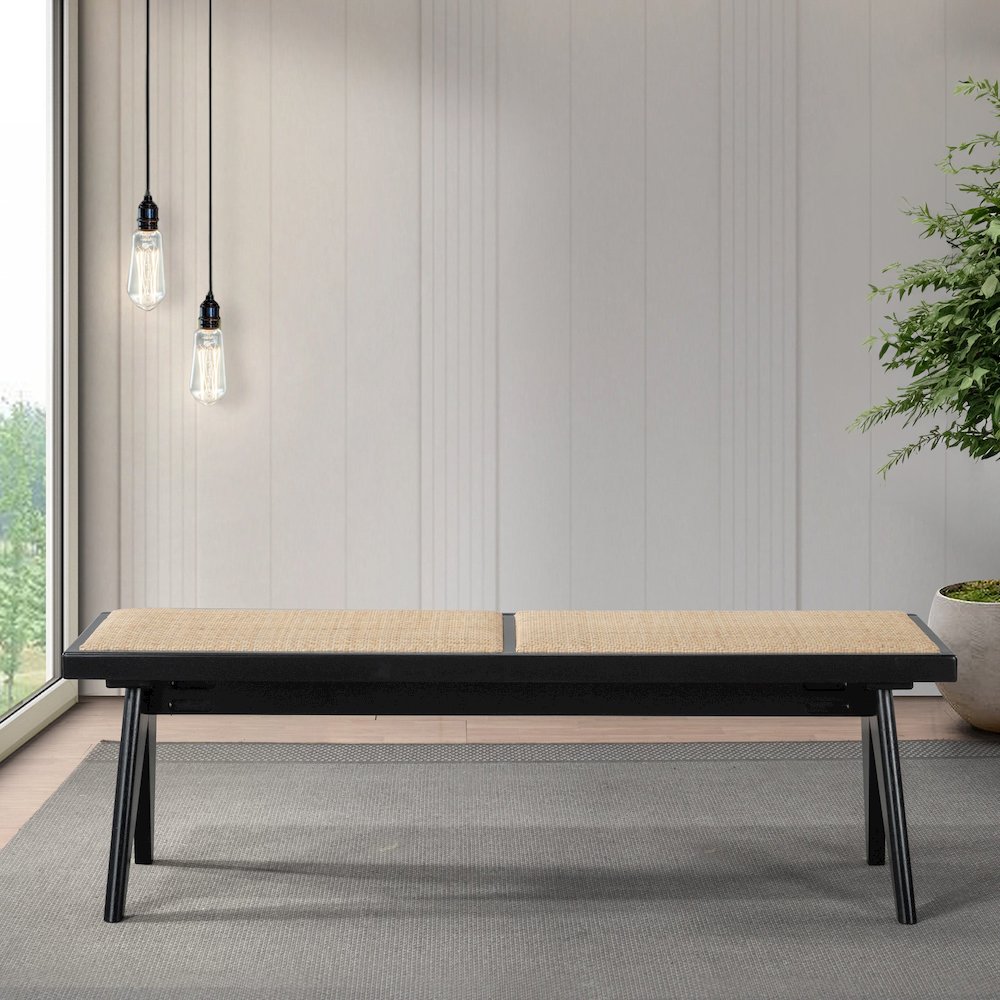 Keira Bench (Rattan). Picture 3