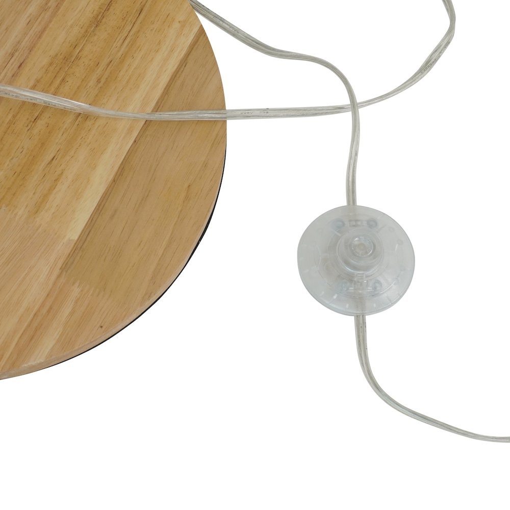 Lirian Floor Lamp - Oak and Natural. Picture 5