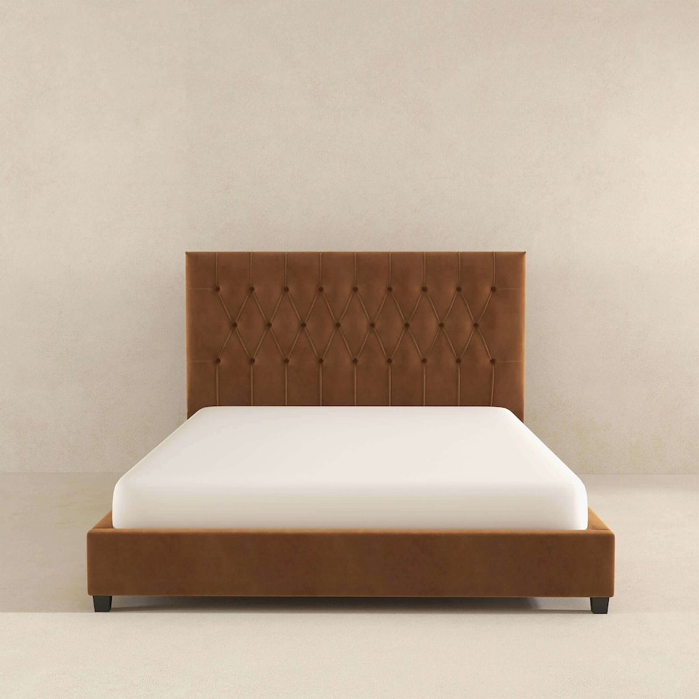 Donald Upholstered Platform Bed. Picture 7