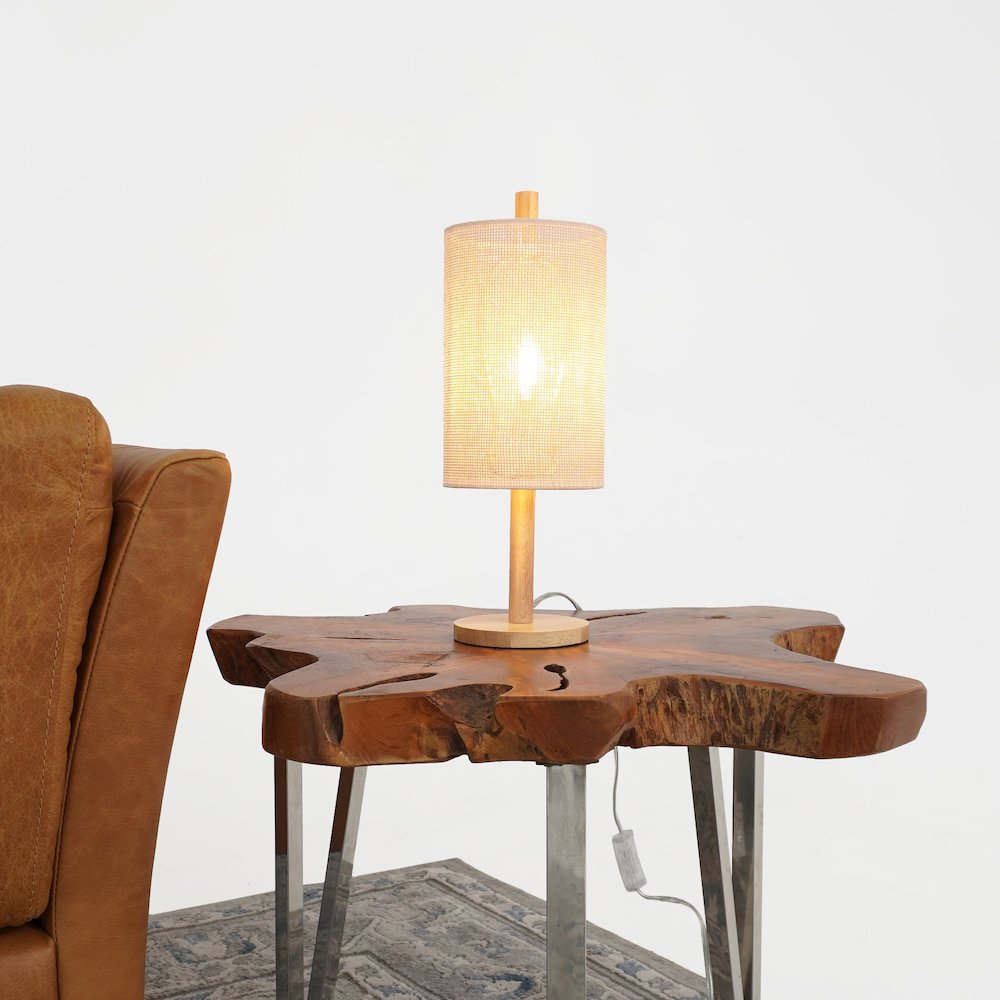 Arcana Table Lamp - Oak - Natural. Picture 2