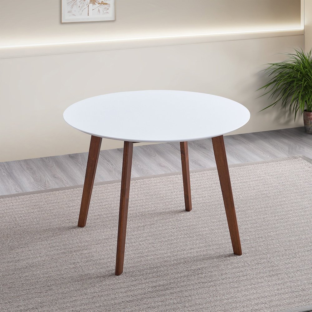 Carlton White Top Dining Table. Picture 2