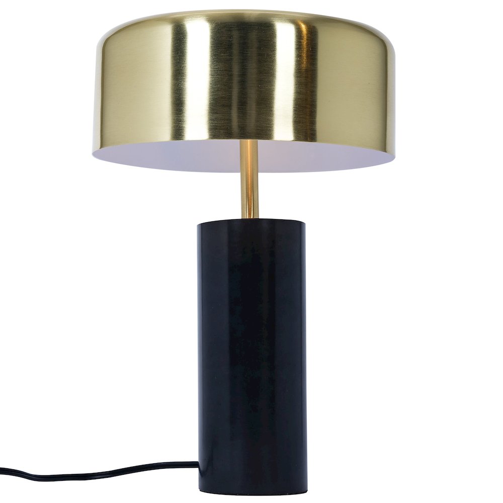 Kinetic Table Lamp - Gold outer and White inner. Picture 1