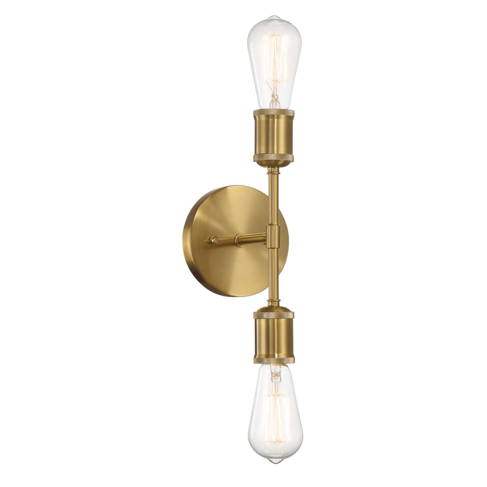 Reverie Double Lights Bathroom Wall Sconce. Picture 2