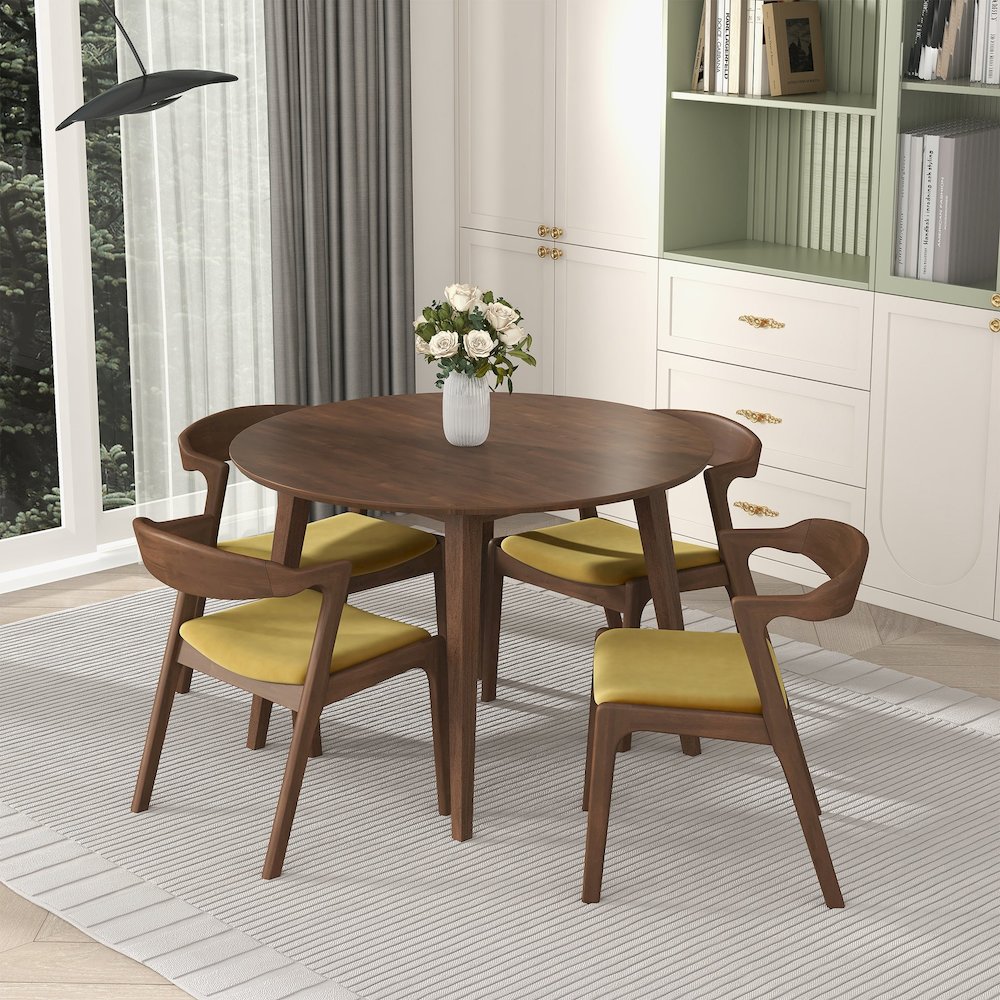 Lara Dining Table (Walnut). Picture 2