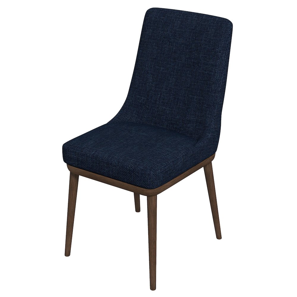 Kate  Dark Blue Fabric Dining Chair (Set Of 2). Picture 7