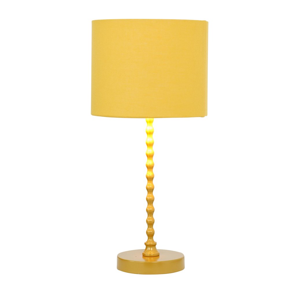 Sereno Table Lamp Ochre and Gold. Picture 1