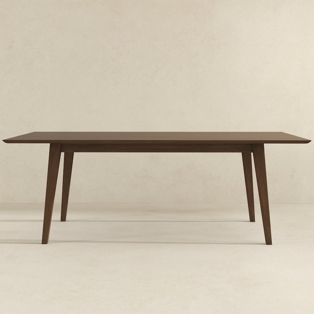 Levi Modern Style Solid Wood Rectangular Dining Kitchen Table. Picture 3