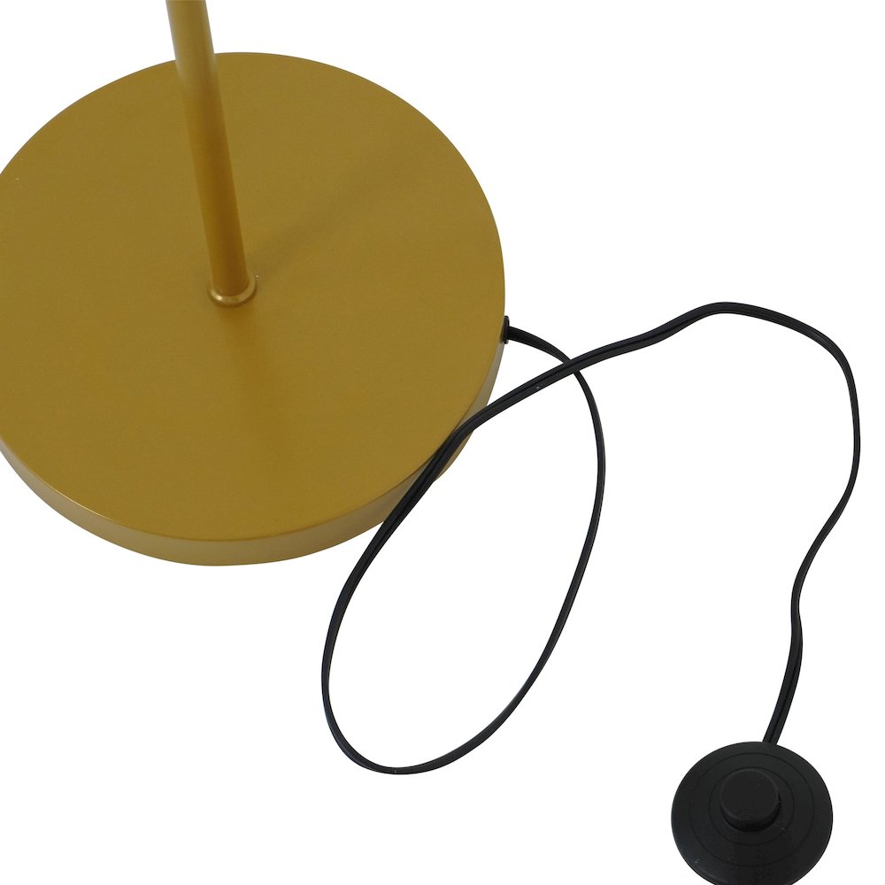 Astris Floor Lamp Black Sprayed and Gold. Picture 6