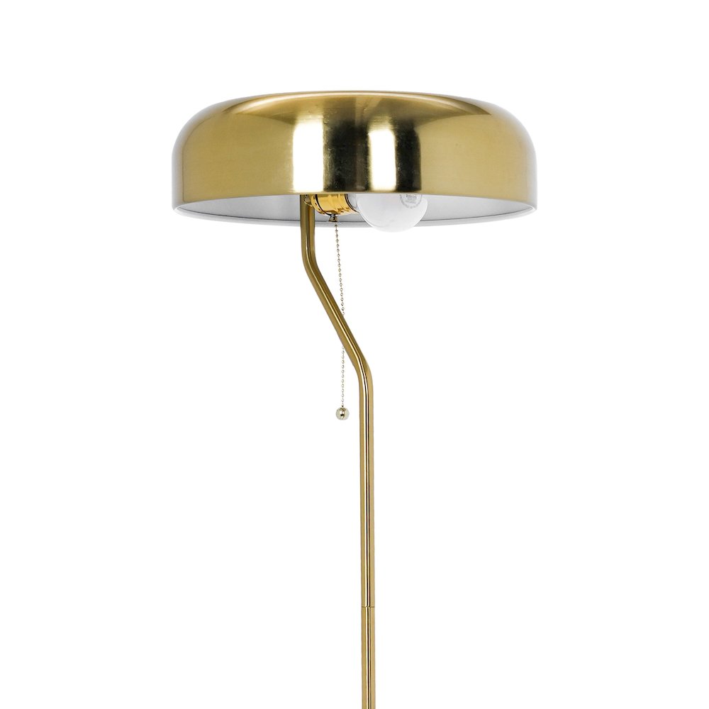 Spectra Floor Lamp - Gold outer and White inner. Picture 4