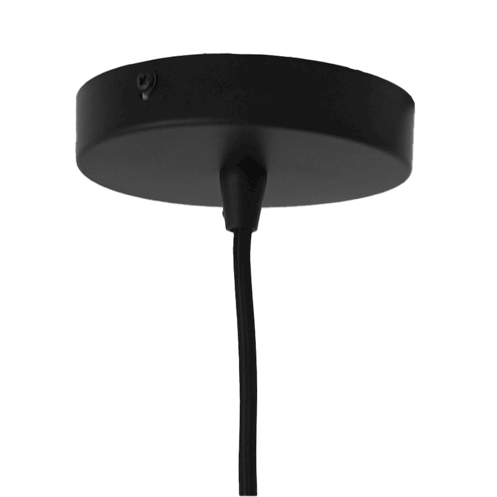 Giza Pendant Lamp - Black and Clear. Picture 3