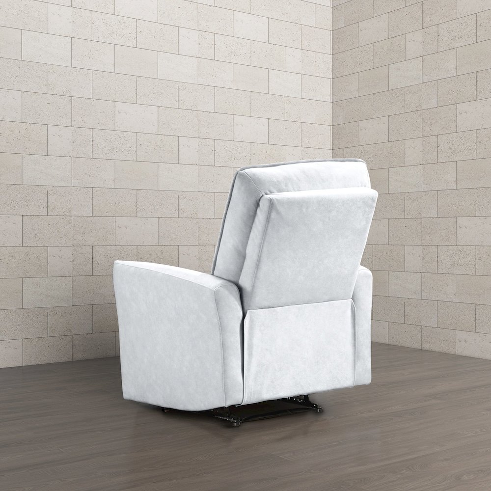 Asheville Grey Suede Recliner Chair. Picture 9