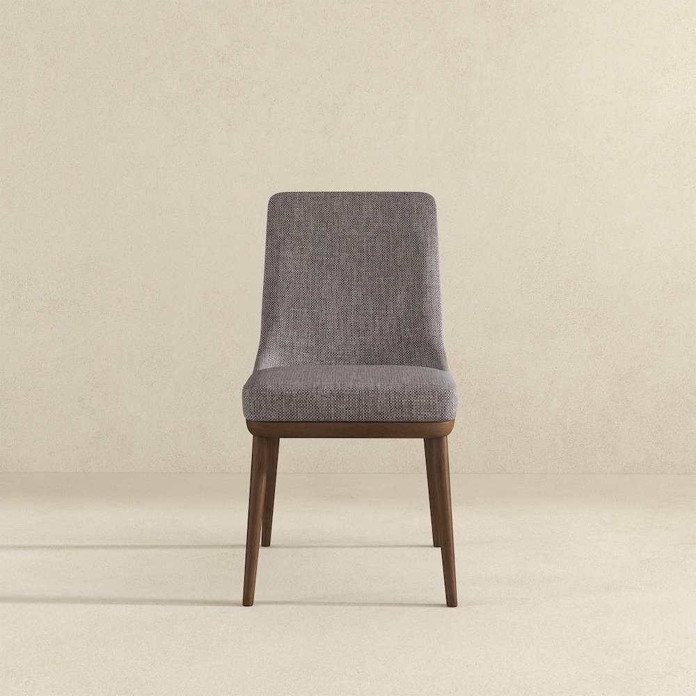 Kate  Grey Fabric Dining Chair (Set Of 2). Picture 2