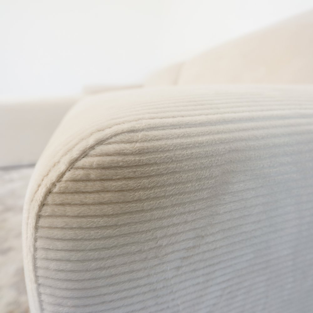 Mar Sectional Cream Corduroy Sofa(Left Facing). Picture 8