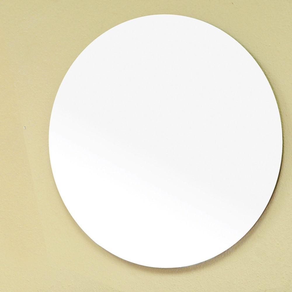 22'' Round Frameless Mirror. Picture 1