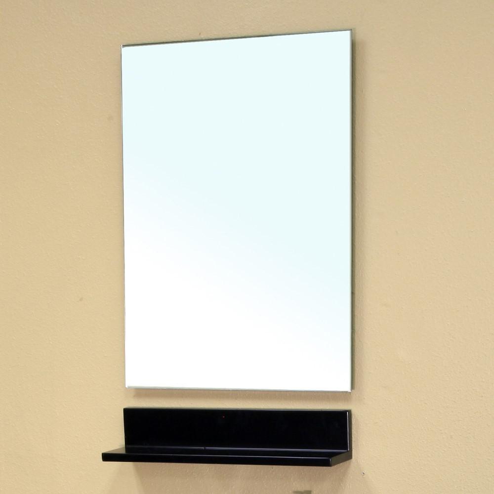 Mirror wood frame-espresso. Picture 1